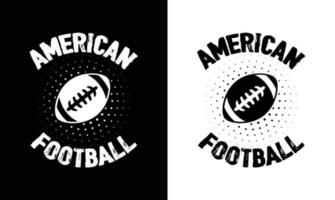 americano calcio t camicia disegno, Rugby t camicia design vettore