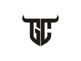 iniziale gc Toro logo design. vettore