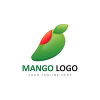 Mango logo pendenza design illustrazione vettore