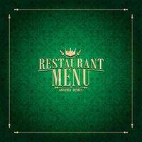 ristorante menù design ,Vintage ▾ verde carta vettore