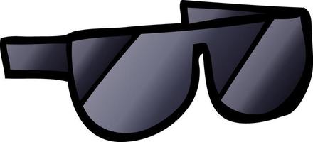 vettore pendenza illustrazione cartone animato occhiali da sole