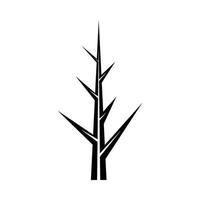 Vintage ▾ retrò albero per campeggio. può essere Usato piace emblema, logo, distintivo, etichetta. marchio, manifesto o Stampa. monocromatico grafico arte. vettore