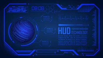 moderno hud tecnologia sfondo vettore