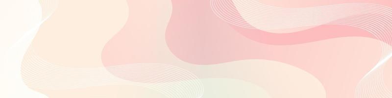 modello di banner astratto onda fluida rosa vettore