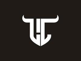 iniziale ll Toro logo design. vettore