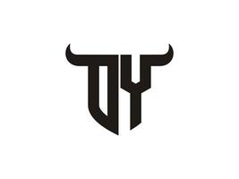 iniziale oy Toro logo design. vettore