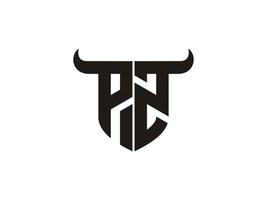 iniziale pz Toro logo design. vettore