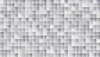 astratto bianca e grigio geometrico piazze modello mosaico sfondo struttura vettore