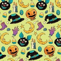 Halloween Vintage ▾ modello design vettore