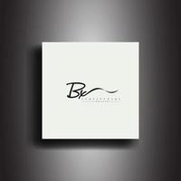 bx firma stile monogramma.calligrafico lettering icona e grafia vettore arte.