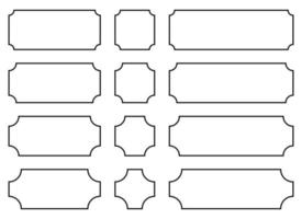 nero semplice bandiera vettore design illustrazione isolato su bianca sfondo
