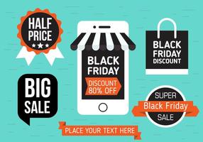 Acquisto di vettore del Black Friday gratis