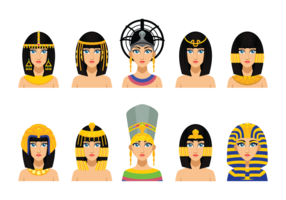 Regina egiziana di Cleopatra vettore