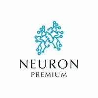 neurone logo icona vettore Immagine