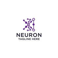 neurone logo icona vettore Immagine