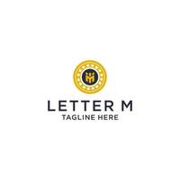 lettera m logo icona design vettore