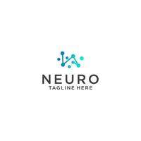 neurone logo icona vettore Immagine