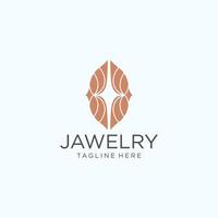 jewerly logo design icona modello vettore