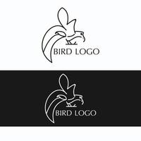 uccello logo design icona modello vettore