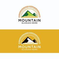 montagna logo icona vettore Immagine