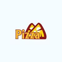 Pizza logo icona design vettore