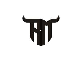 iniziale rm Toro logo design. vettore