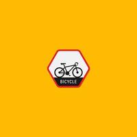 vettore logo bicicletta