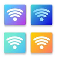 icona wi-fi vettore