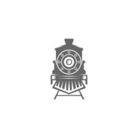 locomotiva logo icona design illustrazione vettore