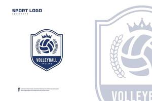 pallavolo club logo, pallavolo torneo emblemi modello. sport squadra distintivo vettore design