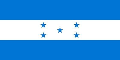 bandiera di Honduras. simbolo di indipendenza giorno, souvenir calcio gioco, pulsante linguaggio, icona. vettore