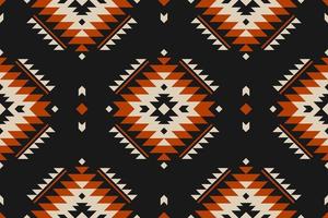 tessuto tribale modello arte. geometrico etnico senza soluzione di continuità modello tradizionale. azteco etnico ornamento Stampa. messicano stile. vettore