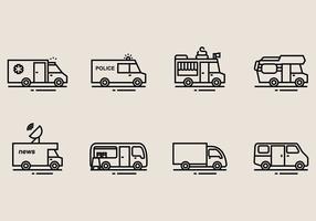 Icone di minibus