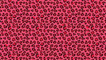 rosso camuffare tigre sfondo. pantera macchie con cremisi nero giaguaro lineamenti nel vivido rosa leopardo vettore schema colore.