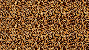 leopardo pelle trafori sfondo. giallo pantera macchie con nero giaguaro lineamenti nel arancia ghepardo vettore colore schema.