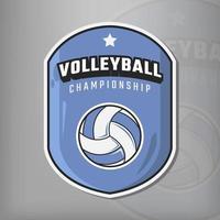 moderno professionale pallavolo vettore logo