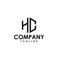 iniziale lettera hc logo design vettore modello. creativo astratto hc logo design vettore illustrazione