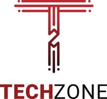 vettore Tech logo design quello voi può uso per qualunque esso azienda. tecnologia azienda logo, lettera t Tech logo