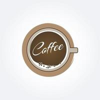 caldo caffè tazza logo cartello simbolo icona vettore