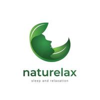 natura rilassare assistenza sanitaria logo cartello simbolo icona vettore