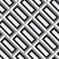 nero e bianca metallo sfondo, piastrella pavimento mosaico design vettore