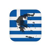 bandiera della grecia, colori ufficiali. illustrazione vettoriale. vettore