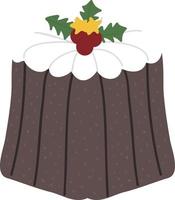 Natale delizioso kelilu. ghirlande, bandiere, etichette, bolle, nastri e adesivi. collezione di allegro Natale decorativo icone. illustrazione. vettore