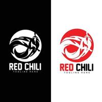 rosso chili logo, caldo chili peperoni vettore, chili giardino Casa illustrazione, azienda Prodotto marca illustrazione vettore