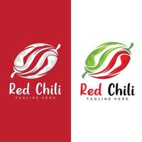 rosso chili logo, caldo chili peperoni vettore, chili giardino Casa illustrazione, azienda Prodotto marca illustrazione vettore