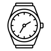 stile icona orologio da polso vettore