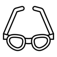 stile icona occhiali da sole vettore