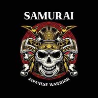 samurai giapponese guerriero vettore