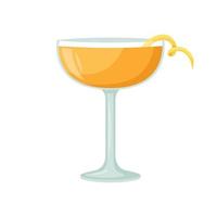 vettore illustrazione di un' club alcolizzato cocktail. sidecar