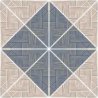 tribale Linee mosaico senza soluzione di continuità modello. creativo strisce Vintage ▾ ornamento. astratto geometrico etnico piastrella. vettore